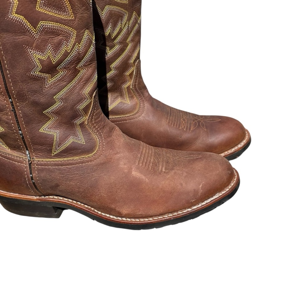 Durango Men’s Brown Western Cowboy Boots Size 11 EE Leather Round Toe - Picture 8 of 14